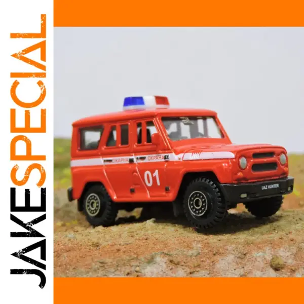 Welly 1:64 Scale Diecast Jeep Fire Truck