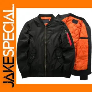 Men's Thickened MA1 Pilot Bomber Jacket
