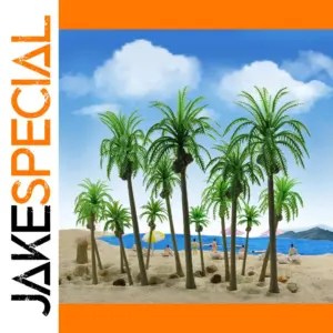20pcs 75-190mm Model Palm Trees Set