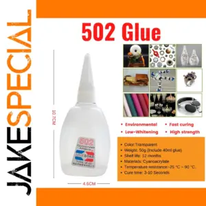 502 Super Glue Cyanoacrylate Fast Bond Adhesive