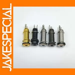 Guitar Bass Threaded Output Jack Plug Socket