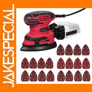 220W Electric Detail Sander with 20 Sandpapers