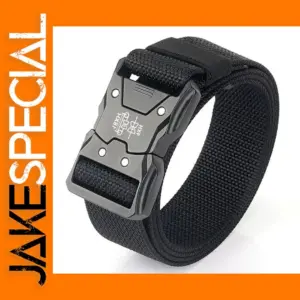 Outdoor Tactical Nylon Belt with Plastic Buckle