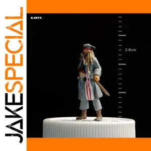 1/64 Pirate Captain Resin Miniature Figure
