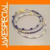 Vintage Miyuki Glass Bead Bracelet Set for Women