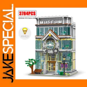 3784pcs Modern Science Museum Building Blocks