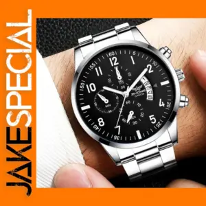 Men's Quartz Business Watch with Alloy Band