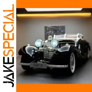 1:18 Alloy Diecast Vintage Car Model with Sound