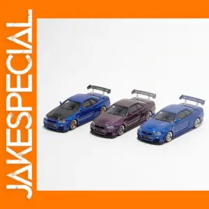 1:64 Scale Nissan GTR R34 Diecast Model Car