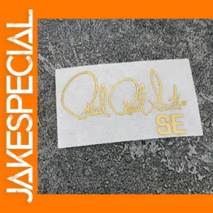 PRS SE Metal Decal Sticker for Guitar