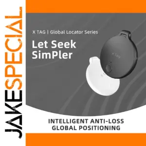 Mini GPS Circular Tracker for Keys and Pets