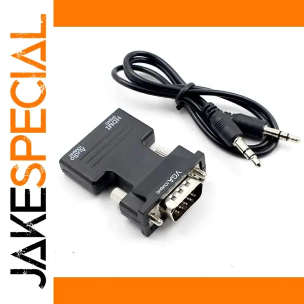 HDMI to VGA Converter with Audio for Projectors