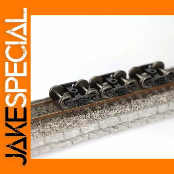 2pcs HO Scale 1:87 Roller Bearing Trucks
