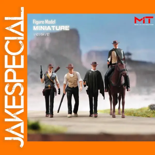 Cowboy Miniature Figures 1/87 1/64 1/43 1/24