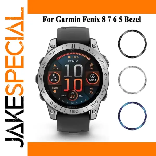 Garmin Fenix 8 & 7X Bezel Ring Cover Case