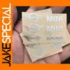 3D Waterproof Metal Stickers for Mini Cooper