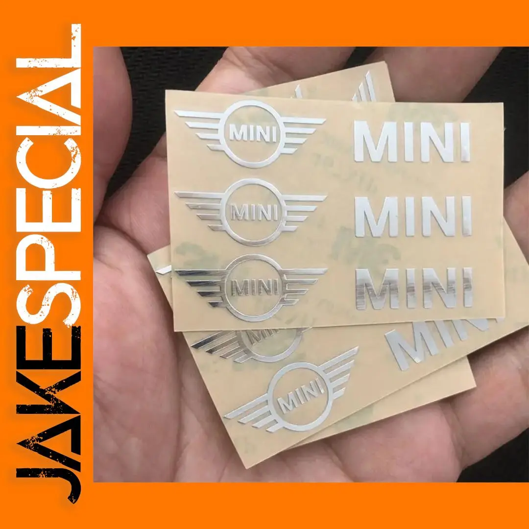 3D Waterproof Metal Stickers for Mini Cooper 1 3D Waterproof Metal Stickers for Mini Cooper