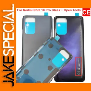 Xiaomi Redmi Note 10 Pro Max Glass Back Cover with Logo