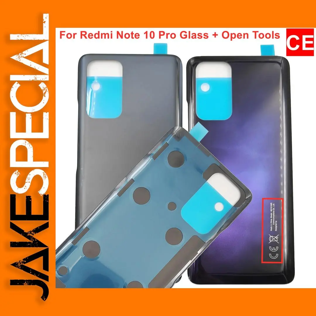 Xiaomi Redmi Note 10 Pro Max Glass Back Cover with Logo 1 Xiaomi Redmi Note 10 Pro Max Glass Back Cover with Logo