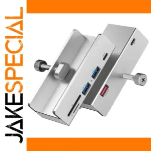 Aluminum USB Type C 3.0 Hub with Clamp Dock