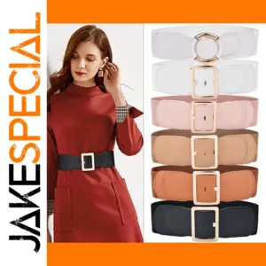 Vintage Stretchy Elastic Wide Belt for Women