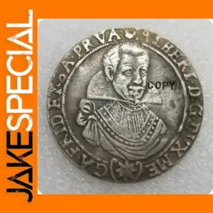 Medieval Prussian 1630 Replica Coin Medal