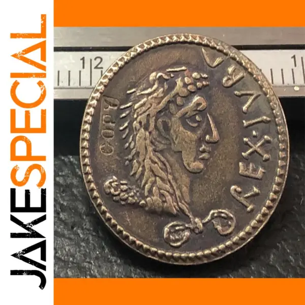 Antique Replica Denarius Coin with Capricorn Design