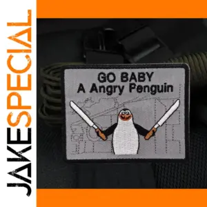 Hurry Up Penguins Embroidered Patch for Clothing