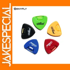 10Pcs Alice Guitar Picks Holders Colorful Set