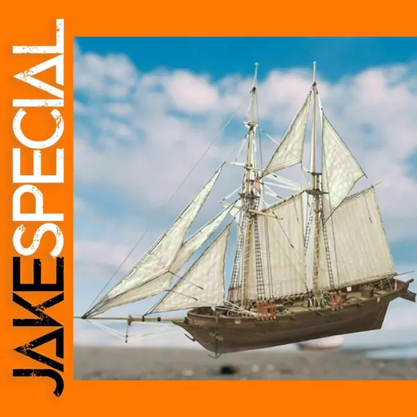 1/96 Scale Wooden Model Sailboat Kit