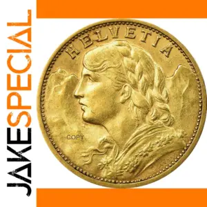 Switzerland 1905 Gold 20 Franc Commemorative Coin