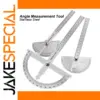 Stainless Steel Angle Meter Protractor Ruler
