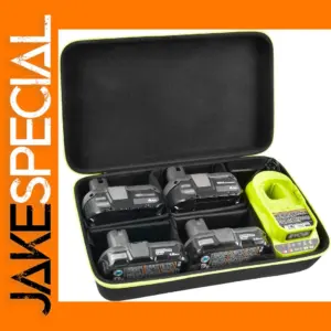Transport case for Ryobi ONE+ 18V Batteries and Charger - Case Only