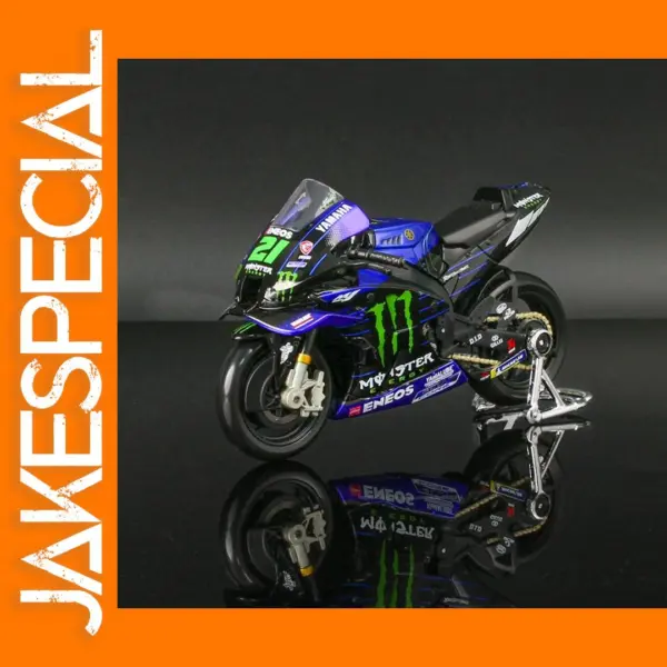 Maisto 1:18 Yamaha Factory Racing Motorcycle Model