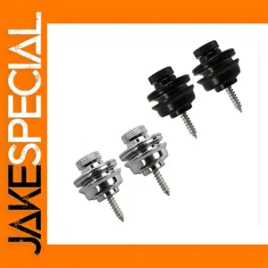 2pcs Electric Bass Guitar Strap Locks Set