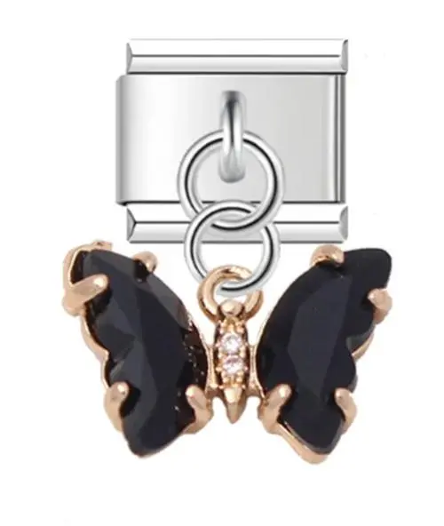 Zircon Butterfly Charm for DIY Bracelets 20 Zircon Butterfly Charm for DIY Bracelets - Image 20