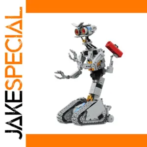 Gobricks MOC Johnnyed 5 Robots Building Kit for Adults