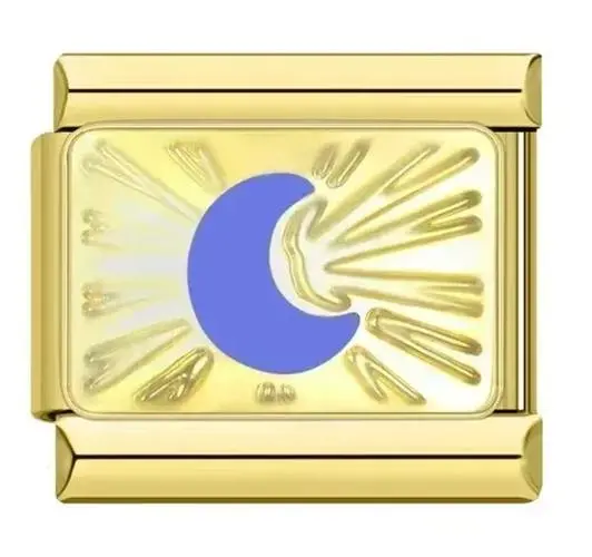 Stainless Steel Golden Star Moon Bracelet 17 Stainless Steel Golden Star Moon Bracelet - Image 17