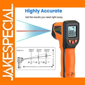 Infrared Thermometer -50 to 600°C Handheld Pyrometer
