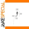 5pcs Outdoor LED Lampposts for Model Railways