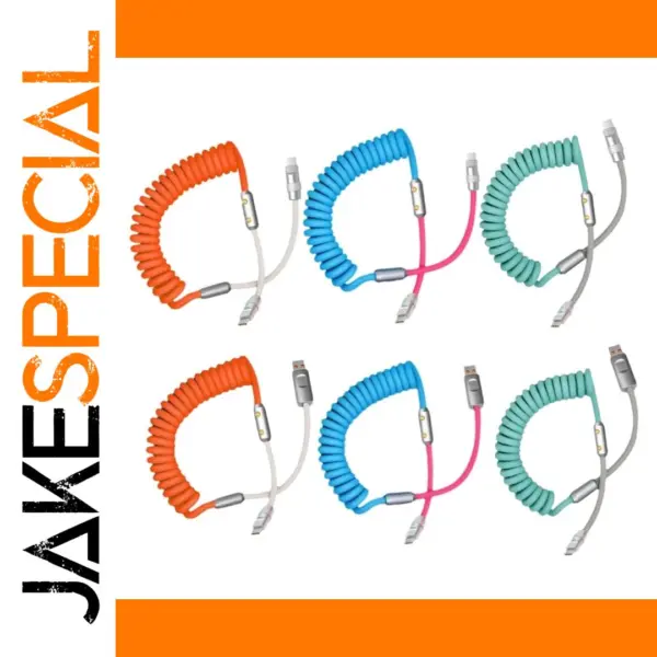 120W Type-C Fast Charging Cable Retractable