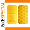 1oz Swiss Gold Bullion Bar Brass Plated