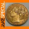 Victorian Gold Plated Replica Sovereign Coin