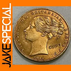 Victorian Gold Plated Replica Sovereign Coin