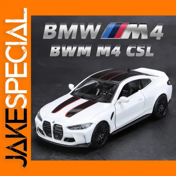 1:36 BMW M4 CSL Die-cast Model Car