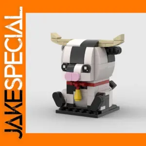 Milk Dairy Cow Building Blocks Set 145PCS