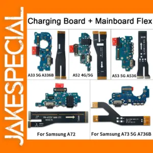 USB Fast Charging Motherboard Flex Cable for Samsung A33 A53 A72 A52 4G A73 5G