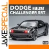 Dodge Challenger Helicat SRT Red Eye Diecast Car
