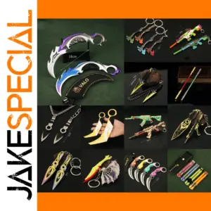 Valorant Melee Reaver 2.0 Karambit Keychain