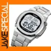 Luxury Stainless Steel Digital Islamic Men's Watch